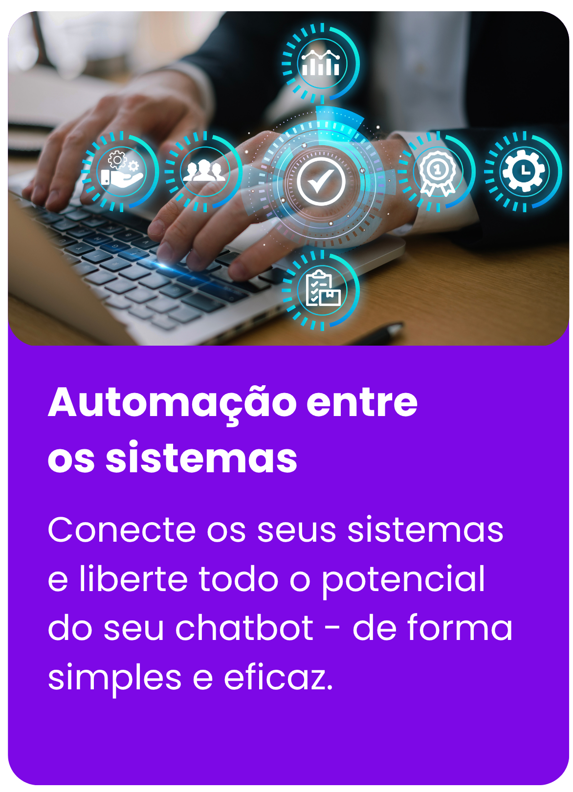 Card de recurso: Automação entre os sistemas